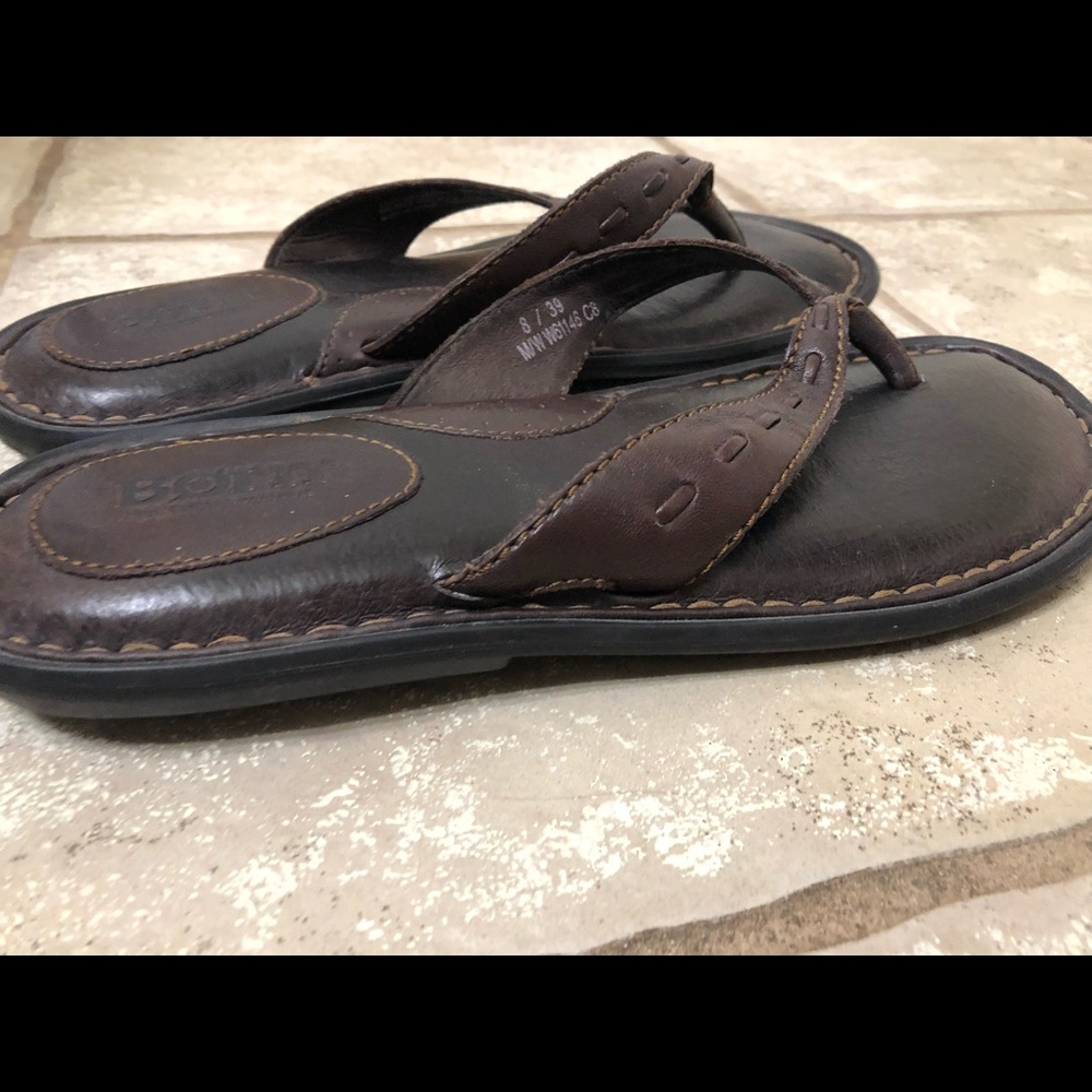 Born Leather Flip Flops